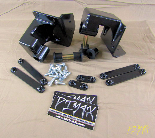 DIY 4x Suspension Shackle flip N Switch Zero basic kit